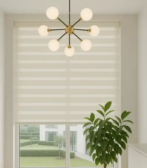 Zebra Blinds – Ivory